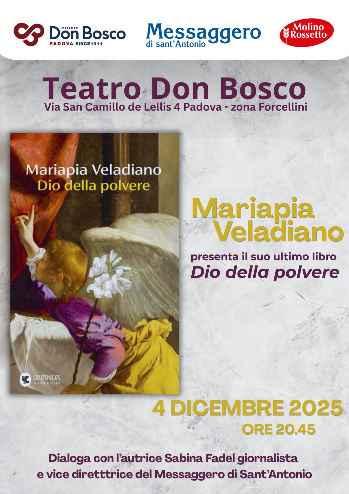 PRESENTAZIONE DEL LIBRO “DIO DELLA POLVERE”